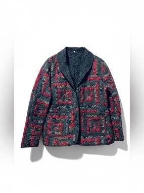 Donna Sharp Quilted Patchwork Jacket – Large